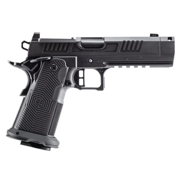 Alpha Foxtrot 1911 Romulus 10mm Auto 17rd Magazines(2) 4.25″ Comp Threaded Barrel MOS DLC Black