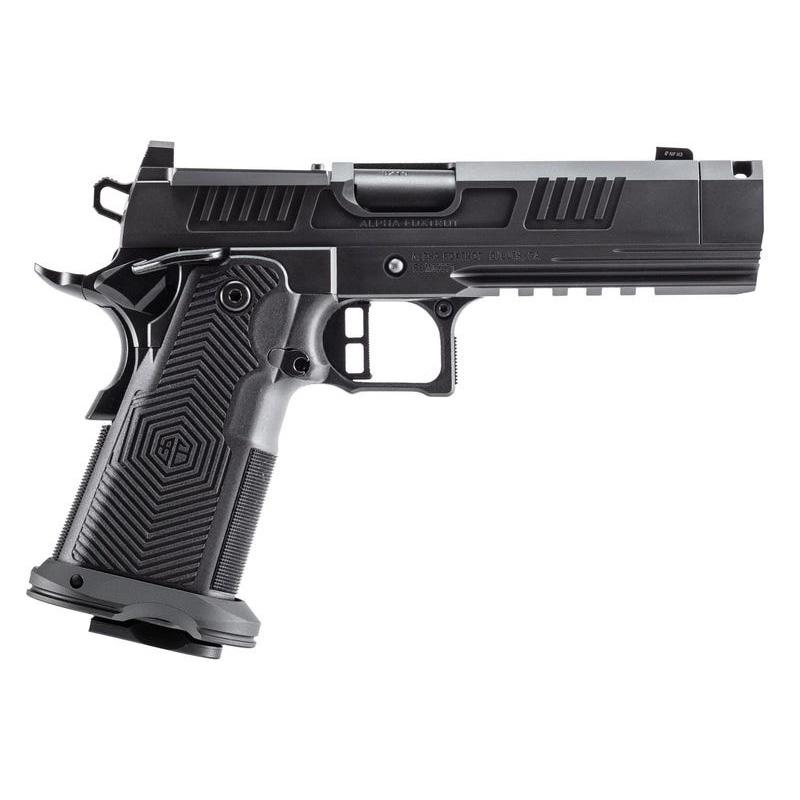 Alpha Foxtrot 1911 Romulus 10mm Auto 17rd Magazines(2) 4.25" Comp Threaded Barrel MOS DLC Black