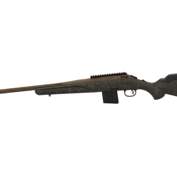 RUGER AMERICAN G2 PRED WILDERNESS TOPO RFL 6.5 GRENDEL 22″ T.B. SPIRAL BBL, GRN SPLTR,BRNT BRNZ 10RD
