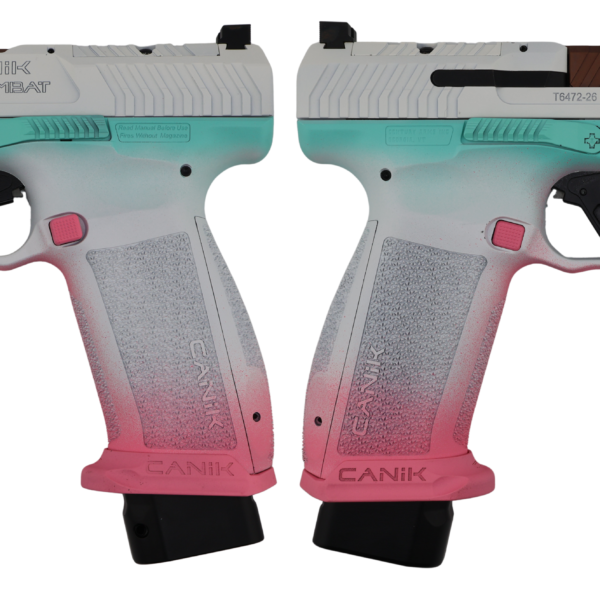 CANIK TTI COMBAT SMOKE TROPICAL 9MM PISTOL 4.6″ 2-18RD