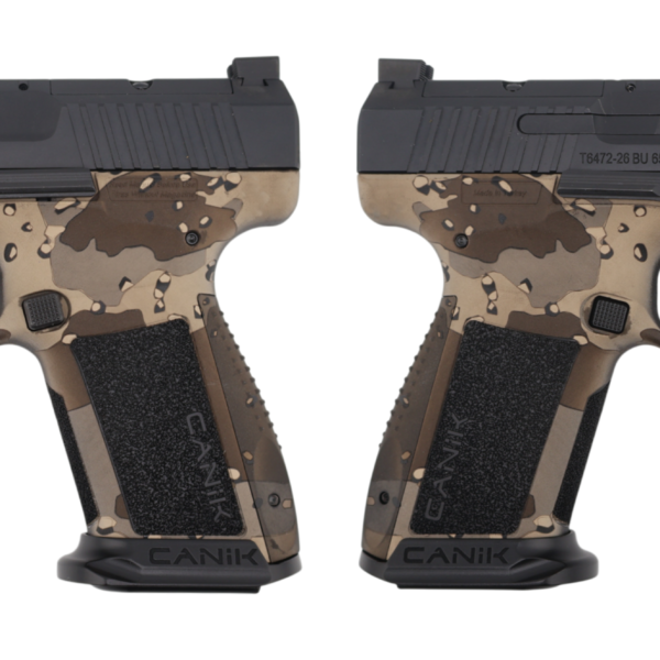 CANIK METE SF ONE SERIES 9MM CHOCOLATE CHIP CAMO PSTL 4.19 BRL 1-15RD MAG