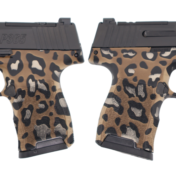 SIG SAUER P365 9MM PSTL 3.10″ LEOPARD PRINT 2-10RD OPTIC READY