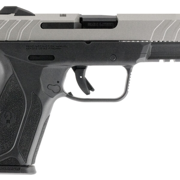 Ruger 3822 Security-9 Sports South Exclusive 9mm Luger 15+1 4″ Blued Alloy Steel Barrel, Silver Cerakote Serrated Steel Slide, Black Polymer Frame w/Picatinny Rail, Black Polymer Grip, Right Hand