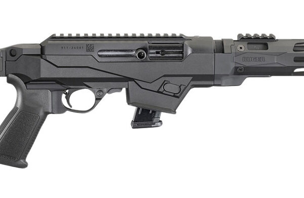 Ruger 19126 PC Carbine *State Compliant 9mm Luger 10+1 16.12″ Fluted Barrel, Type III Hard Coat Anodized Aluminum Alloy Receiver, Fixed Magpul MOE Stock, M-Lok Accessory Slots, Optics Ready