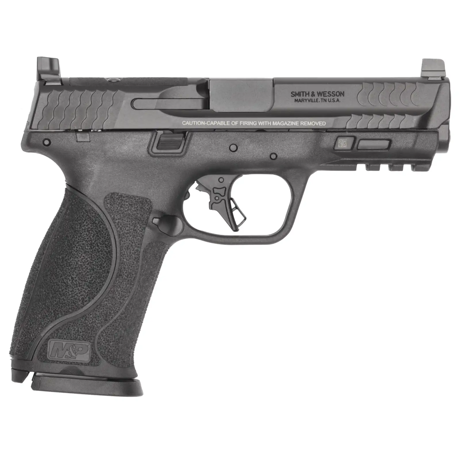 SMITH & WESSON M&P 9 M2.0 9MM PISTOL O.R. 4.22" NTS BLACK 2-15RD MAGS