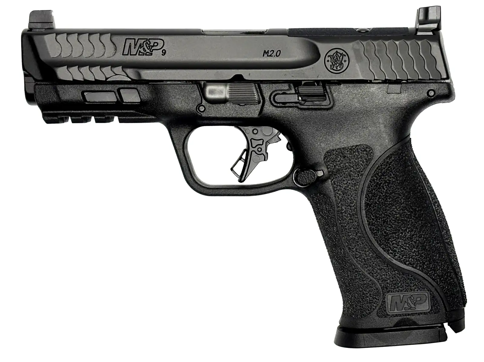 SMITH & WESSON M&P 9 M2.0 9MM PISTOL O.R. 4.22" NTS BLACK 2-15RD MAGS - Image 3