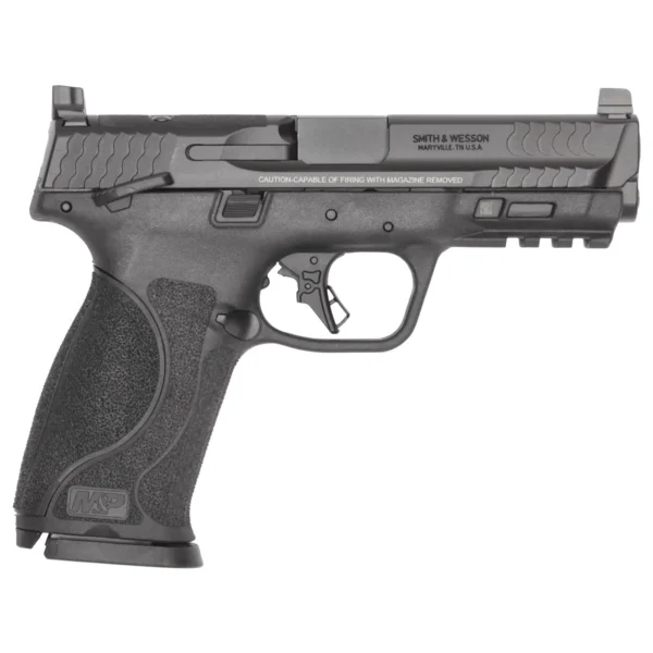 SMITH & WESSON M&P 9 M2.0 9MM PISTOL O.R. 4.22″ TS BLACK 2-15RD MAGS