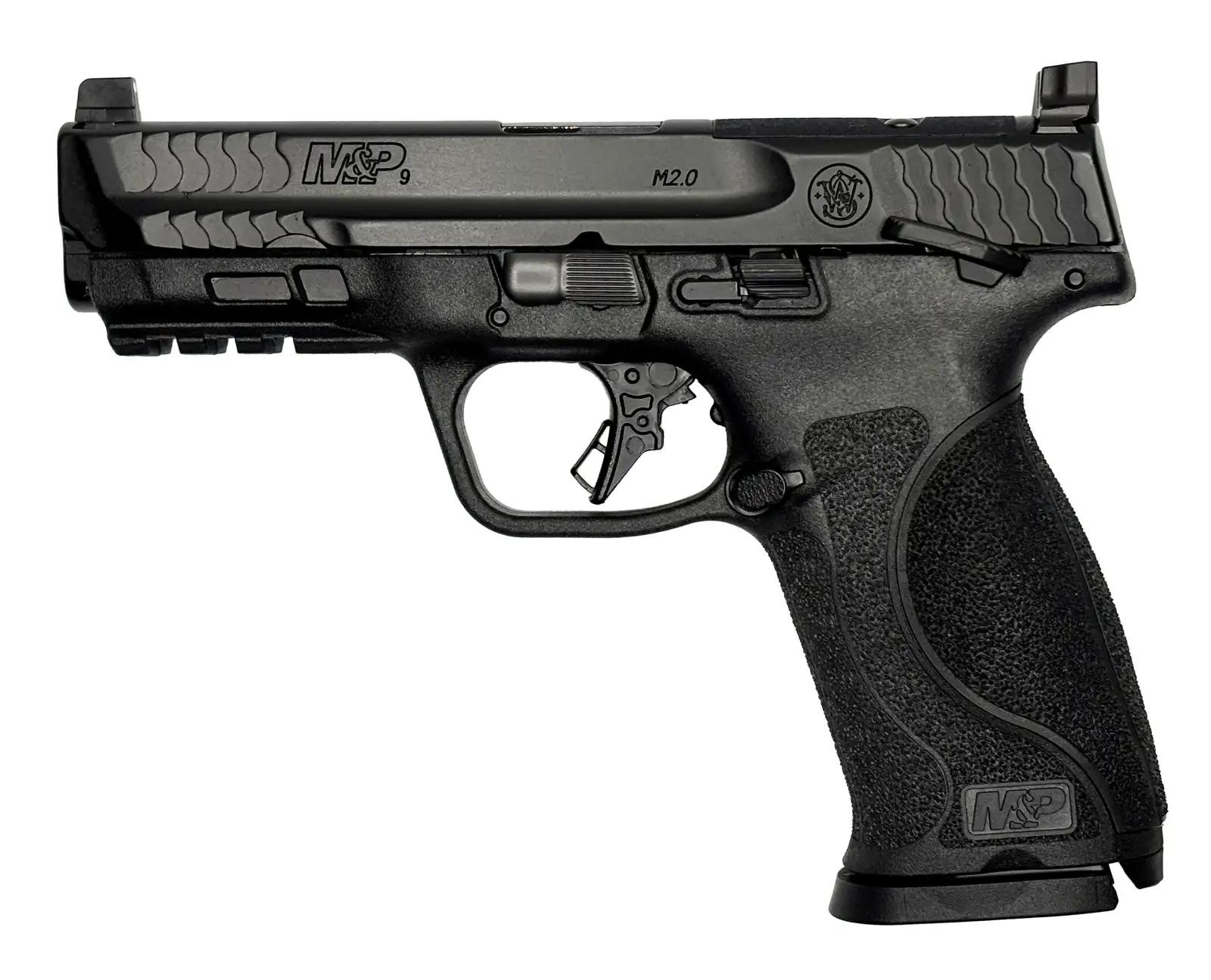 SMITH & WESSON M&P 9 M2.0 9MM PISTOL O.R. 4.22" TS BLACK 2-15RD MAGS - Image 3