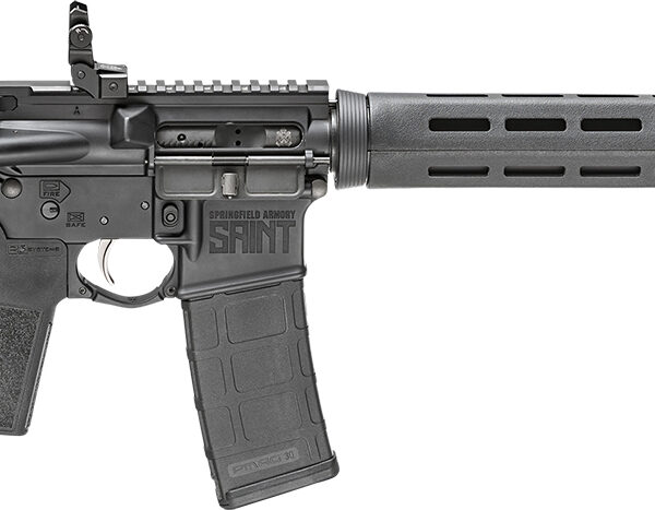 Springfield Armory ST916556B-B5 SAINT  5.56x45mm NATO 30+1 16″ Black Melonite Barrel Black Hard Coat Anodized Rec Black Adjustable B5 Bravo Stock Black B5 Type 23 Grip Right Hand with M-LOK Handguard
