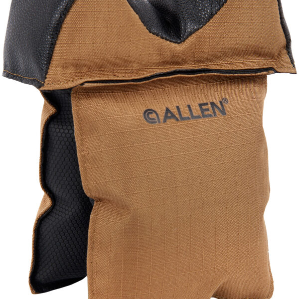 Allen 18413 X-Focus Window Prefilled Front Bag Coyote w/Black Accents Ripstop Polyester, Tacky Grip Bottom Weighs 1.29 lbs., 5.50″ L x 7″ H