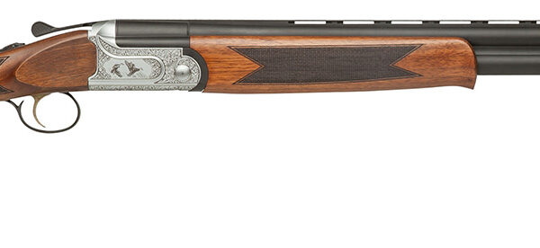 Dickinson LLC GW12W26P Green Wing  12 Gauge 2rd 3″ 26″ Matte Black Vent Rib Barrel, Engraved Steel Receiver w/Satin Silver Metal Finish, Bead Front Sight, Wood Stock & Ejector