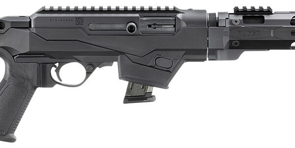 Ruger 19141 PC Carbine *State Compliant 9mm Luger 10+1 16.12″ Threaded/Fluted Barrel, Black, Reversible Folding Stock, M-LOK Handguard, Optics Mount