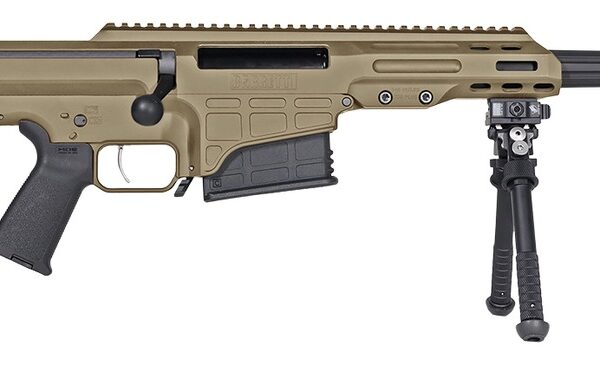 Barrett 20170 MRAD Covert 308 Win 10+1 17″ Black Match Grade Fluted Barrel, Flat Dark Earth Cerakote Aluminum Receiver w/Picatinny Rail, M-LOK Handguard, Side Folding w/Adj Comb Black Polymer Stock, B
