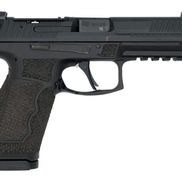 Langdon Tactical Tech VP9A1FHPRDMWC HK VP9A1F  Full Size Frame 9mm Luger 17+1 4.53″ Black Nitride Polygonal Rifled Barrel, Black Nitride Optic Ready/Serrated Slide, Black Polymer Frame w/Picatinny Rai
