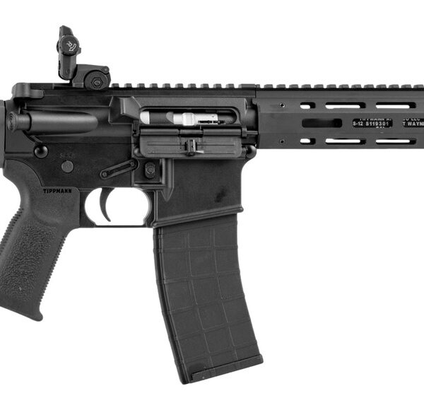 Tippmann Arms A101374 M4-22 Elite Bug Out 22 LR 25+1 12″ Black Parkerized Integrally Suppressed Barrel, Matte Black Aluminum Receiver w/Picatinny Rail, M-LOK Handguard, Black Adjustable Folding Stock,