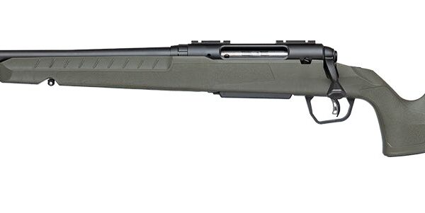 Savage Arms 33144 Axis 2 25-06 Rem 4+1 20″ Matte Black Carbon Steel Threaded Barrel, Drilled & Tapped Receiver, OD Green Fixed w/Pistol Grip Synthetic Stock, Left Hand