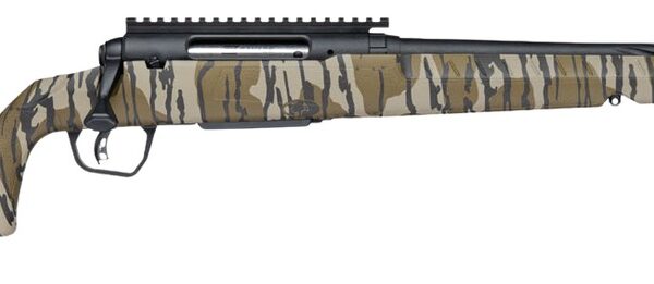 Savage Arms 33308 Axis 2 Pro 400 Legend 4+1 20″ Black Cerakote Carbon Steel Spiral Fluted Threaded Barrel & Receiver w/Picatinny Rail, Mossy Oak Original Bottomland Fixed w/Pistol Grip Synthetic Stock