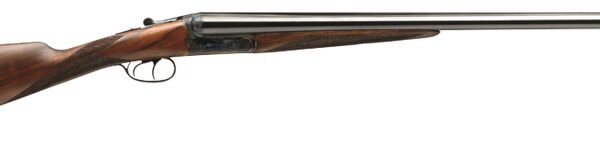 Dickinson LLC  Estate Break Open 2.75″ 2rd 26″ Side By Side Barrel, True Bone-Charcoal Case Hardening Receiver, English Style Turkish Walnut Stock