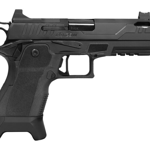 Oa Defense OA2311COMPACTPROPTBBLK 2311 Pro Compact 9mm Luger 17+1 4.25″ Black DLC Threaded Barrel, Black Steel Optic Ready/Serrated Slide, Black Aluminum Frame w/Picatinny Rail, Black Polymer Grip, Am