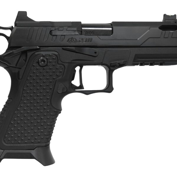 Oa Defense OA2311COMPACTPROELITET 2311 Pro Elite Compact 9mm Luger 17+1 4.25″ Black DLC Threaded Barrel, Black Steel Optic Ready/Serrated Slide, Black Aluminum Frame w/Picatinny Rail, Black Aluminum G