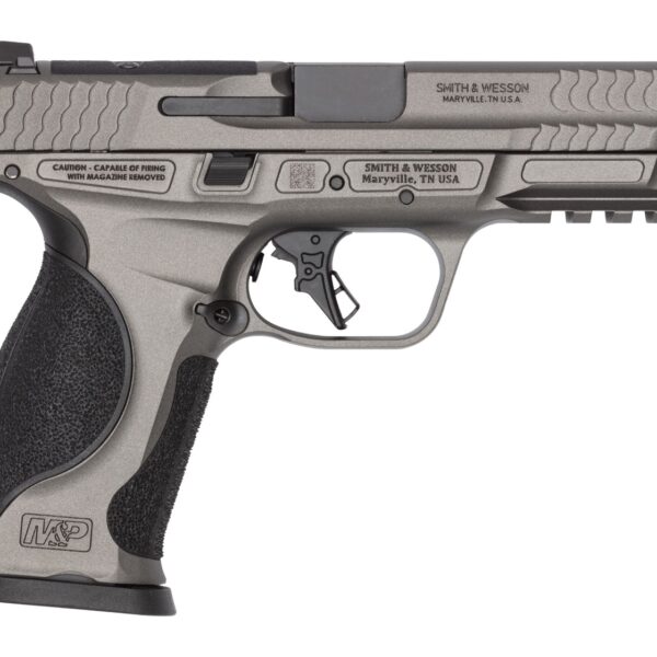 Smith & Wesson 14916 M&P9 M2.0 Metal 9mm Luger 15+1 4.25″ Armornite Finish Stainless Steel Optic Ready Slide, Black Aluminum Frame w/Picatinny Rail, Interchangeable Palmswell Grip