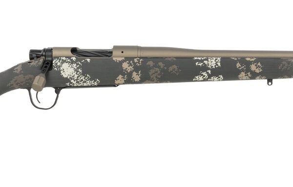 Christensen Arms 8010139000 Mesa FFT 25 Creedmoor 4+1 20″ Smoked Bronze Cerakote Threaded Barrel, Drilled & Tapped Receiver, Carbon w/Green & Tan Accents Sporter FFT Carbon Fiber Stock, Right Hand