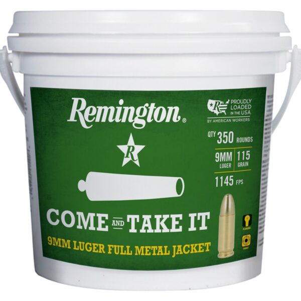 REM R23743 9MM 115G FMJ 350RD BUCKET 350/4