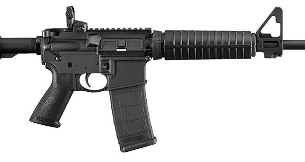 Ruger 8500 AR-556  5.56x45mm NATO 30+1 16.10″ Threaded Medium Contour Barrel,  Hard Coat Anodized Finish, Glass-Filled Nylon Handguard, Collapsible 6 Position Stock, Magpul PMAG, Optic Ready