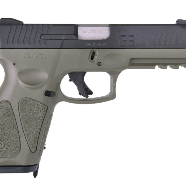 TAURUS G3 9MM BLK/ODG 4″ 17+1