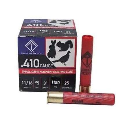 ATI Hunting Load Shotshell 410ga 3″ 11/16oz 1150 fps #5 25/ct