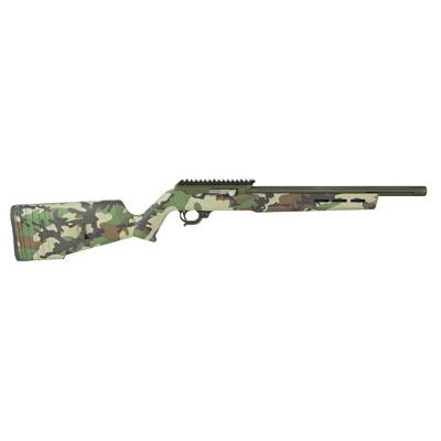 TacSol Hunter Rifle .22 LR 10rd Magazine 16.5″ Threaded Barrel Matte BX Trigger Magpul OD Green M81 Stock