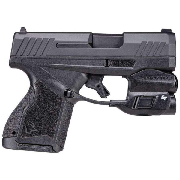 Taurus GX4 Handgun 9mm 10/rd 3.06″ Barrel Black with Crimson Trace Light