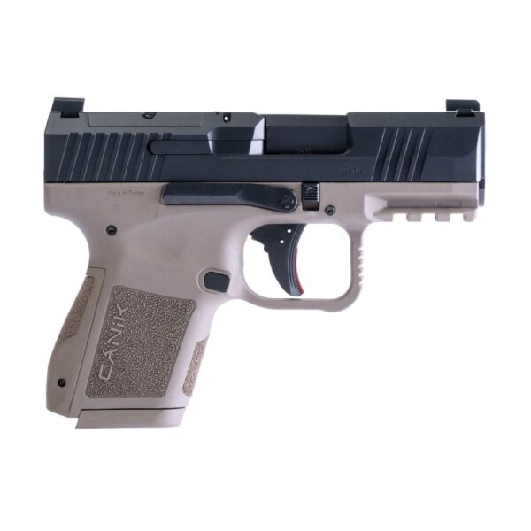 DEMO Canik Mete MC9 Handgun 9mm Luger 12 Magazine 3.18″ Barrel Black Slide FDE Frame