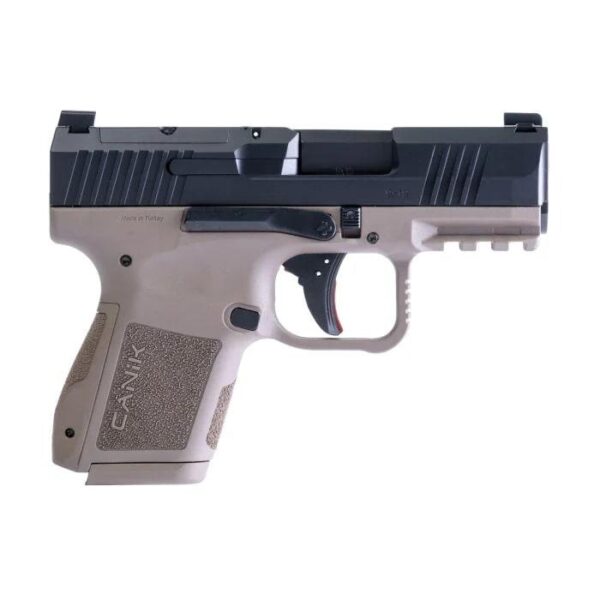 DEMO Canik METE MC9 CA Compliant Handgun 9mm Luger 10rd Magazine 3.18″ Barrel FDE Frame/ Black Slide