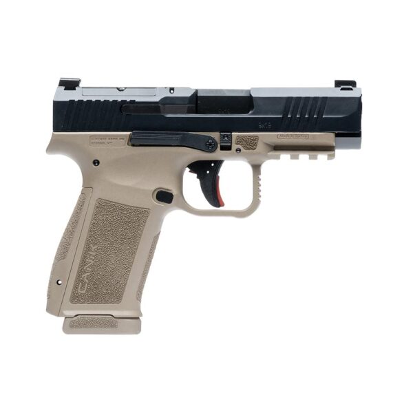 DEMO Canik Mete MC9LS Handgun 9mm Luger 17rd Magazine 3.64″ Barrel Optic Ready Black Slide FDE Frame