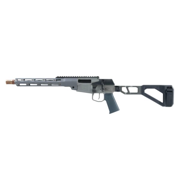 Q MiniFix Pistol 6mm ARC 8rd Magazine 12″ Threaded Barrel 1:7 Twist Rifle Gray Accents