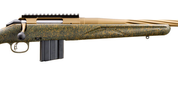 RUGER AMERICAN G2 PRED RFL 6MM ARC 22″ T.B. SPIRAL BBL, GRN SPLTR,BRNT BRNZ 10RD