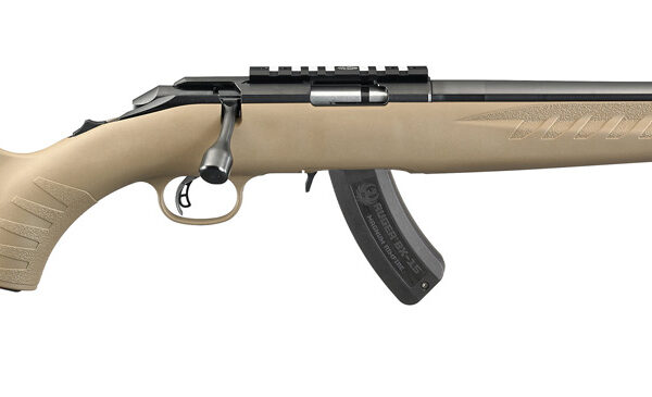 RUGER AMERICAN 17HMR RIFLE 16″ T.B. FDE SYNTHETIC 1-9RD MAG